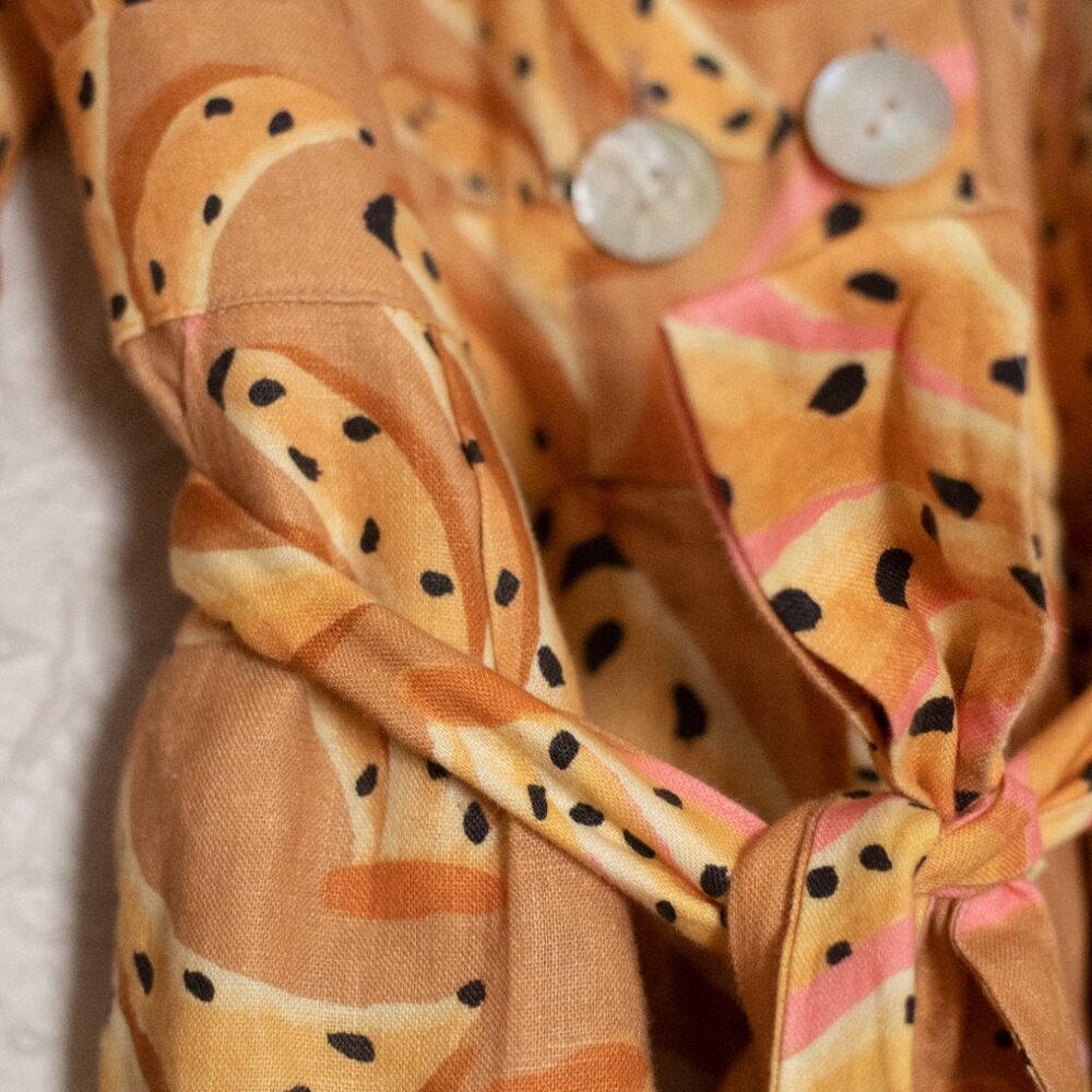 FARM Rio Linen Banana Jumpsuit - Picture 2 of 5